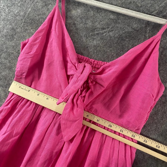 Tabitha Brown x Target Collab Midi Dress XS Pink Red Colorblock Tank A-Line - Picture 7 of 10
